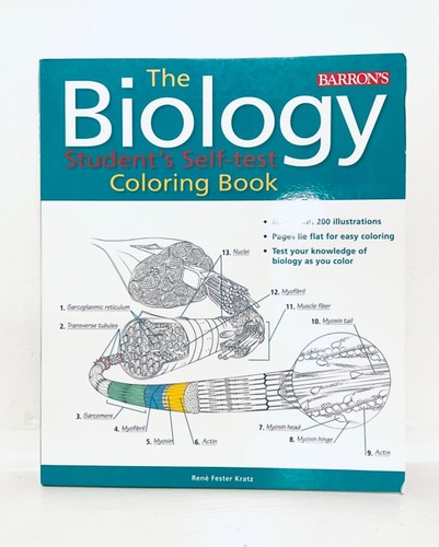 The Biology Colouring Workbook 2nd Ed + The Biology Colouring Self Test Book - Picture 7 of 9
