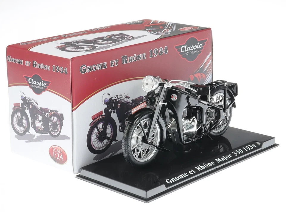 Gnome et Rhone Major 350 Classic bike model 4658127 Atlas 1:24 — 第 4/4 张图片