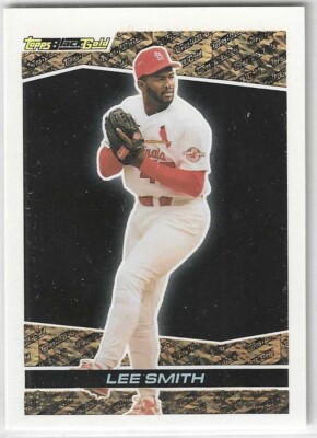 1993 Topps Black Gold #19 Lee Smith St Louis Cardinals HOF