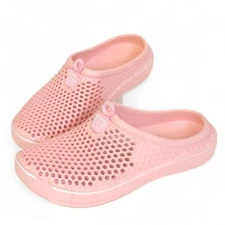 SPORT Perforated Clog Shoes Women's EU 39 US 8 Pink Water Beach