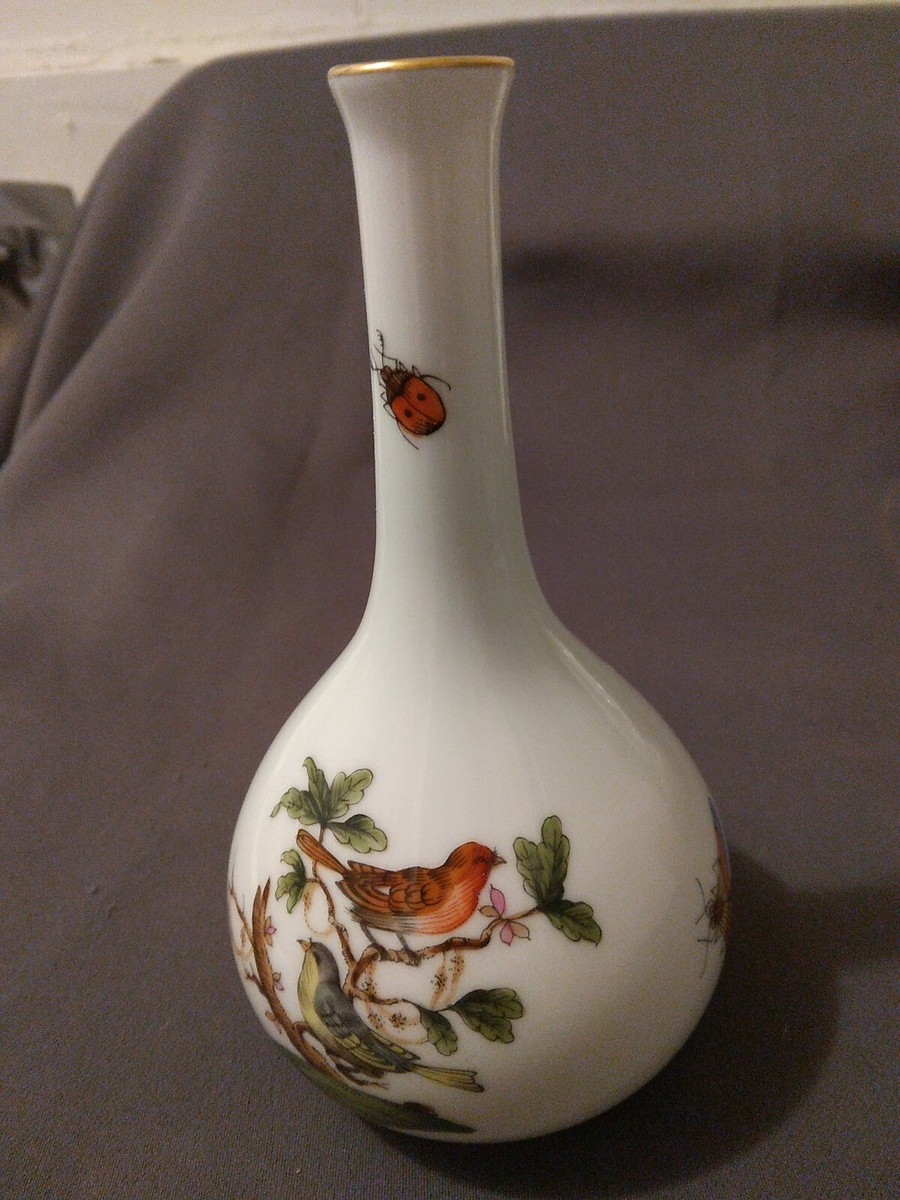 HEREND チューリン Herend Hungary, Openwork, Flowers, Porcelain Bowl With Lid