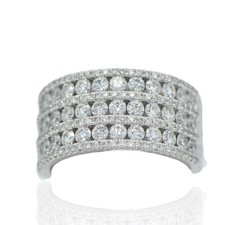 Anniversary Diamonds Band 2.48cttw 14k White Gold