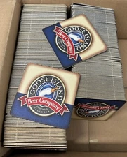 Goose Island Beer Coasters Lot of 200 Chicago Illinois Bar Pub New