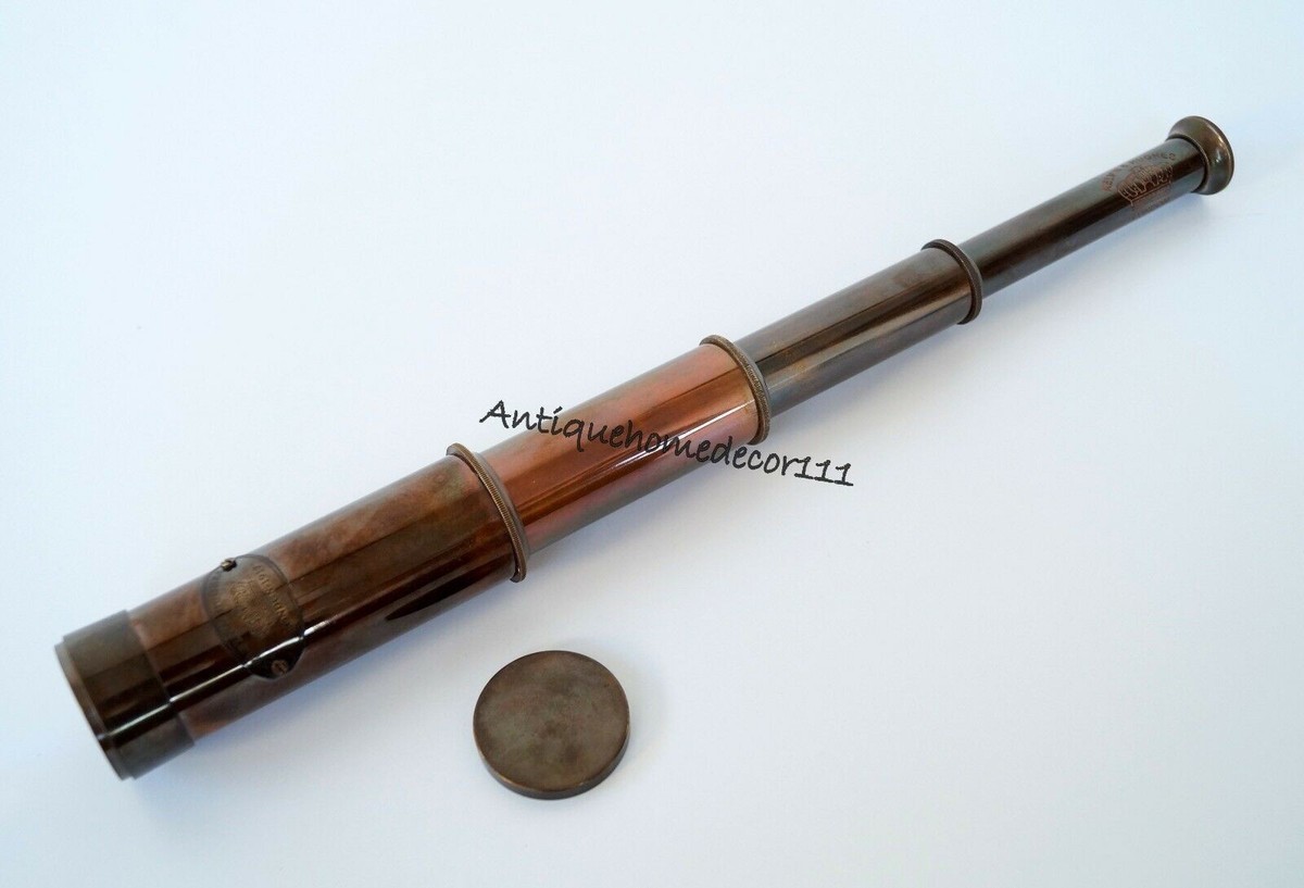 TÉLESCOPE LAITON SPYGLASS pirate monoculaire, mini télescope de poche