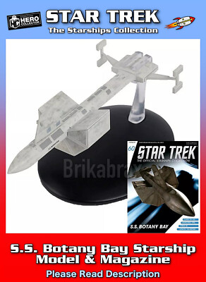 Eaglemoss Star Trek Raumschiff Sammlung Ausgabe 60: S.S. Botany Bay Raumschiff NEU