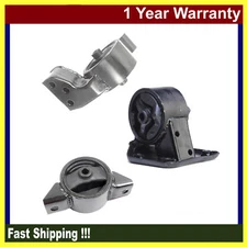 Set 3PCS Engine Motor & Trans Mount For Eagle Summit 1.8L Wagon 2WD Auto 95-96