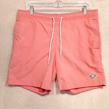 PACSUN Mens Swimming Trunks Sz.Small/Pink/Drawstring/Mesh Lining/Slash Pockets