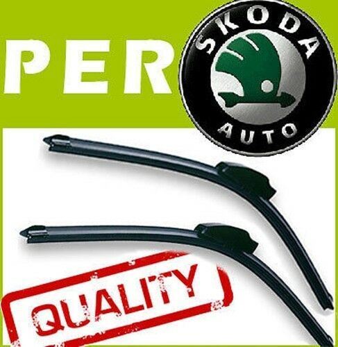 2 Spazzole Tergicristallo Tergicristalli Tergi per SKODA FABIA 2 2007-2014 - Picture 1 of 4