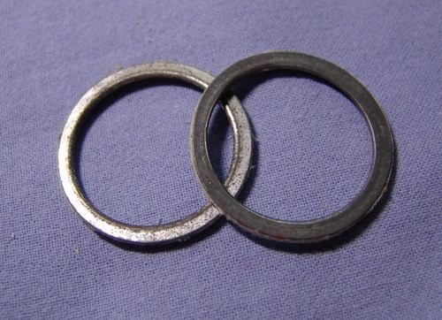 Lot De 2 Joints D'échappement En Métal SANTUO - 76 Mm, Pour Modèles GM - 9