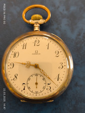 Omeg  Antique Silver Po ket Watch 49 mm working