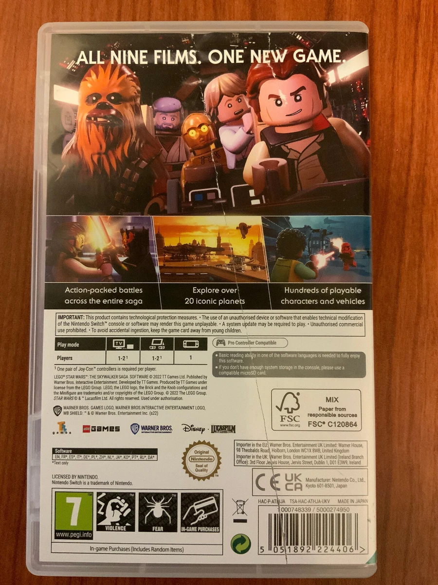 LEGO Star Wars: The Skywalker Saga Standard Edition - Nintendo