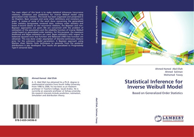 Statistical Inference For Inverse Weibull Model von Ahmed Hamed Abd ...