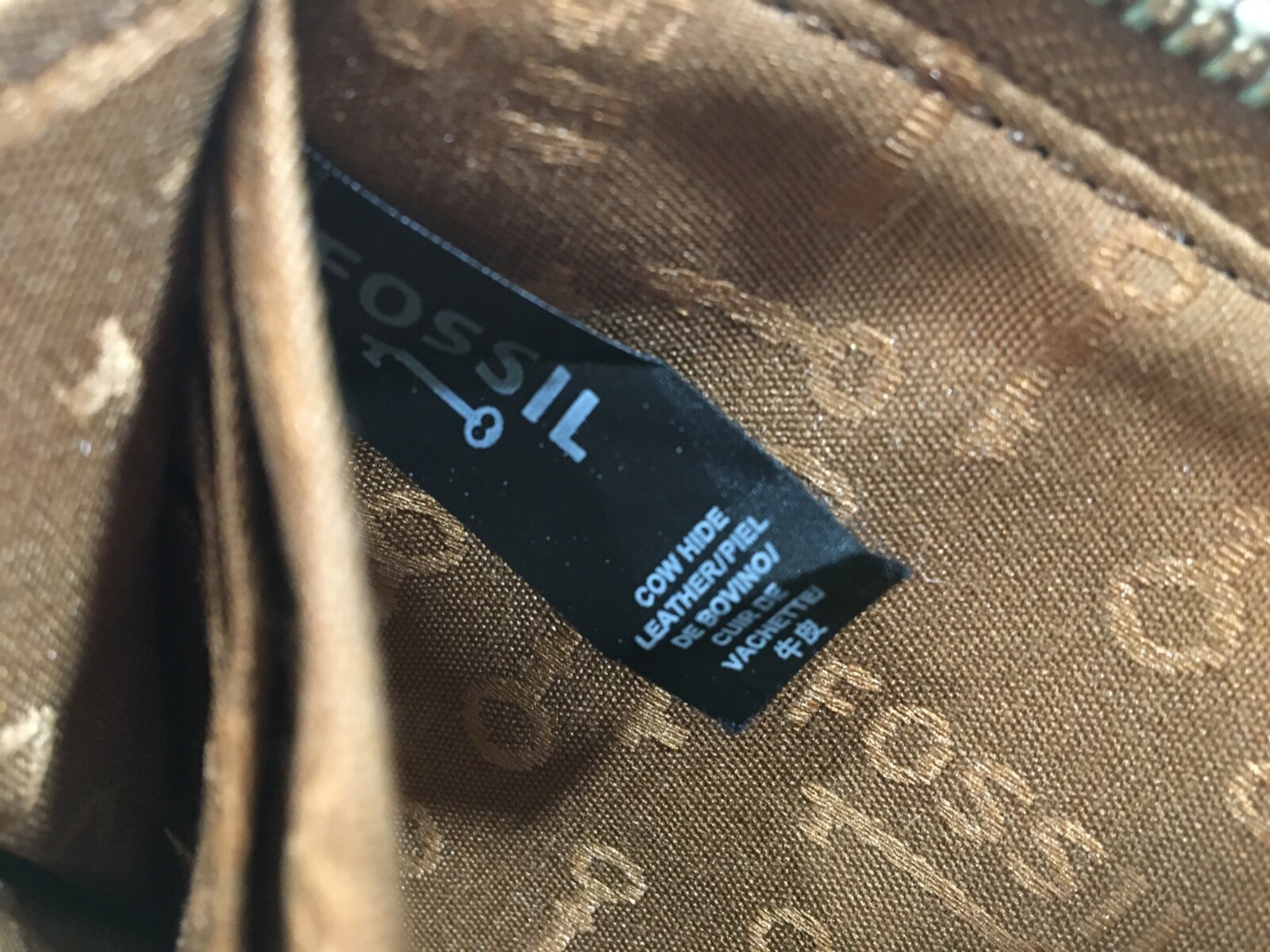 Fossil Maddox Multicolor Patchwork Brown Leather … - image 10