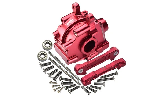 Losi 1:10 Lasernut U4 Tenacity Alu Front Gear Box + Front Lower Suspension Mount