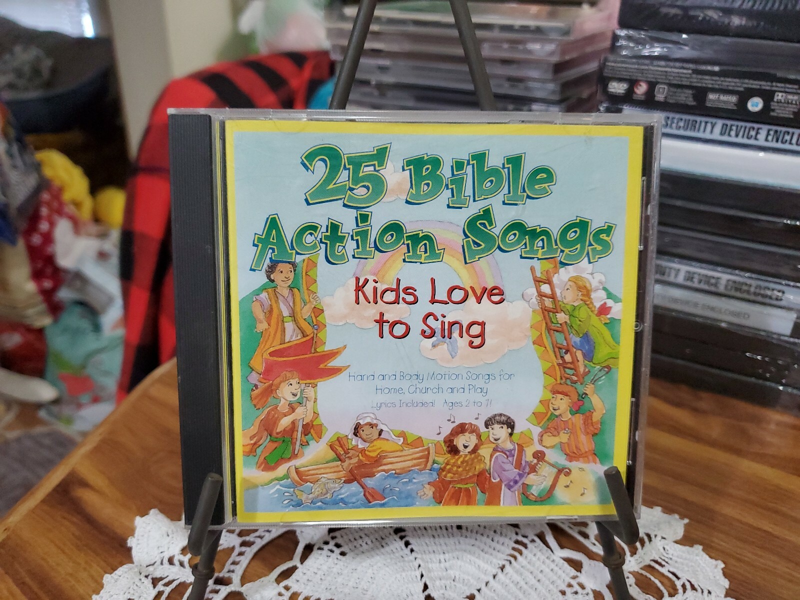 25 Bible Action Songs Kids Love To Sing Music CD excellent used