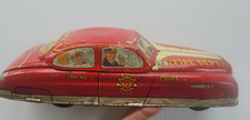 Vintage Marx Fire Chief Friction Car Pressed Steel