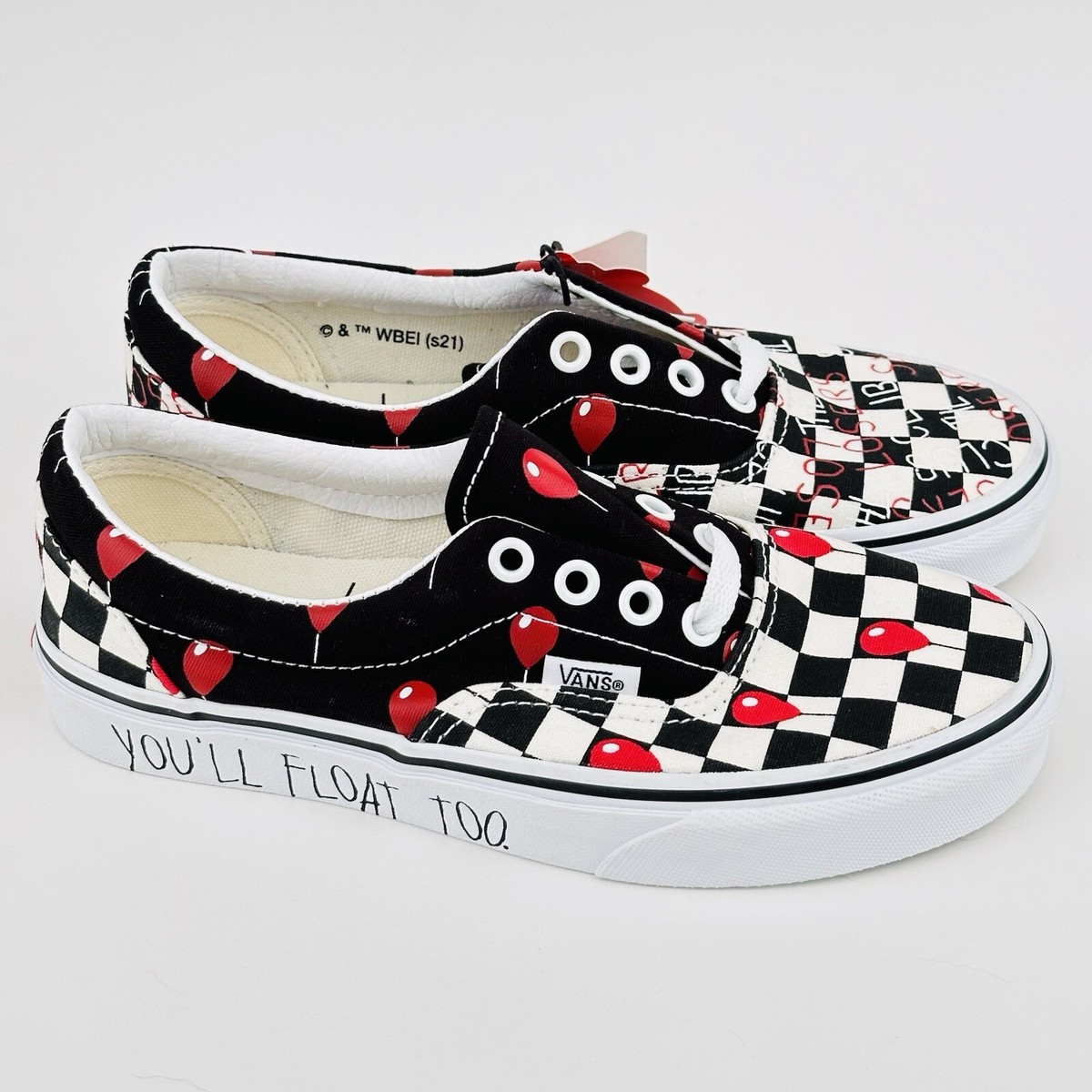 Vans x IT House Of Terror Pennywise Horror Movie Check Shoes Men Size 10 Vans Vans x IT House Of Terror Pennywise Horror Movie Check  main image 3