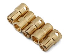 Samix SAMBP65-005M 6.5mm High Current Bullet Plug Connectors 5 Male 
