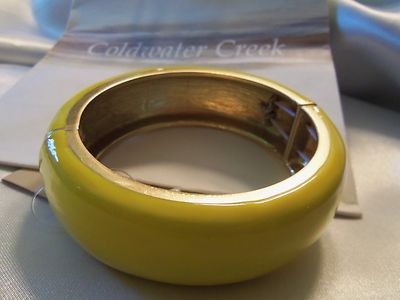 DISCONTINUED: CWC Pre-2014 Two Tone Enamel Bangle Bracelet (GOLDtone ...