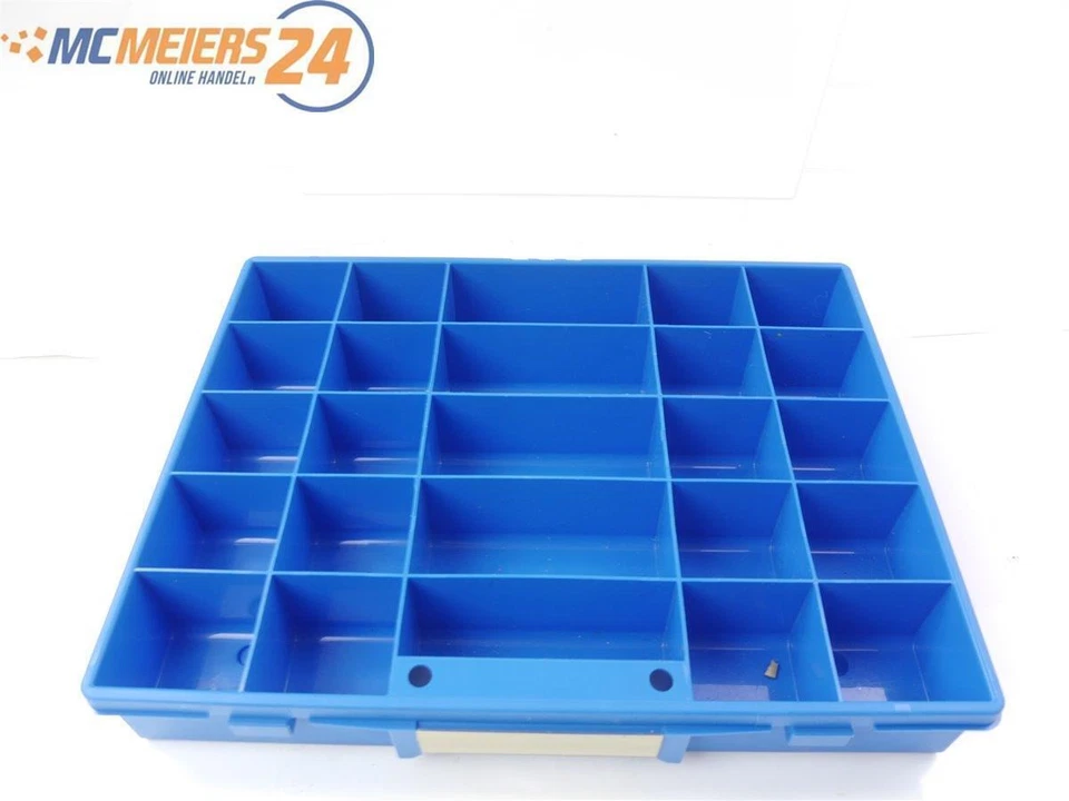 Allit Sortimentskasten EuroPlus Basic 37/25 blau/transparent 370 x 275 x 60 mm E - Bild 3 von 3