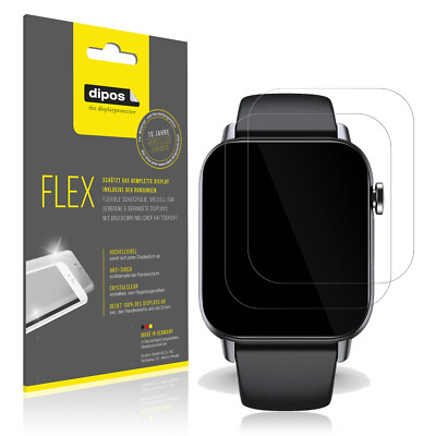 2x 3D Full Cover Schutzfolie für Gard Pro Health Smartwatch 2+ Panzerfolie