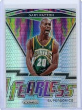 2020-21 Panini Prizm Gary Payton #2 Fearless HYPER SEATTLE SUPERSONICS THE GLOVE