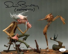 DAVID BRADLEY Signed 8x10 PINOCCHIO Geppetto Authentic Autograph JSA COA