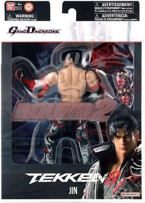 BANDAI Game Dimensions Tekken Jin Kazama Figure - NEW AND SEALED - FREE SHIPPING