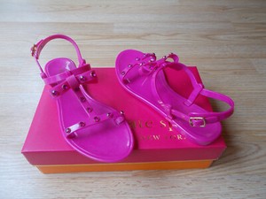 deep pink sandals