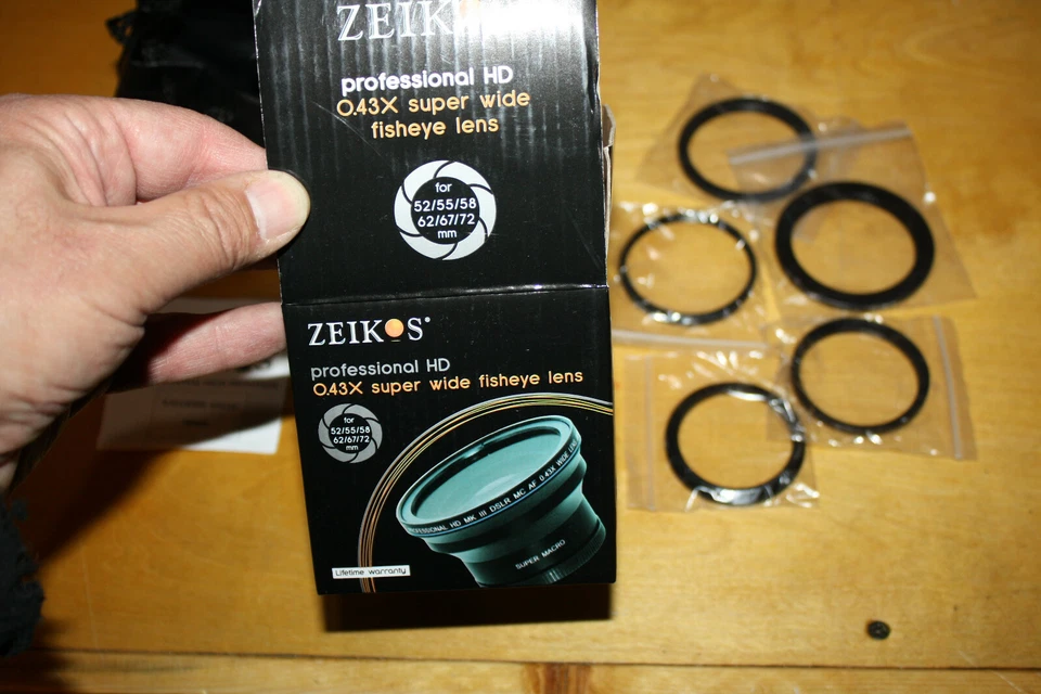 Zeikos Professional HD 0.43x Super Wide Fisheye Len fits all Major Brand Camera - Image 3 of 4
