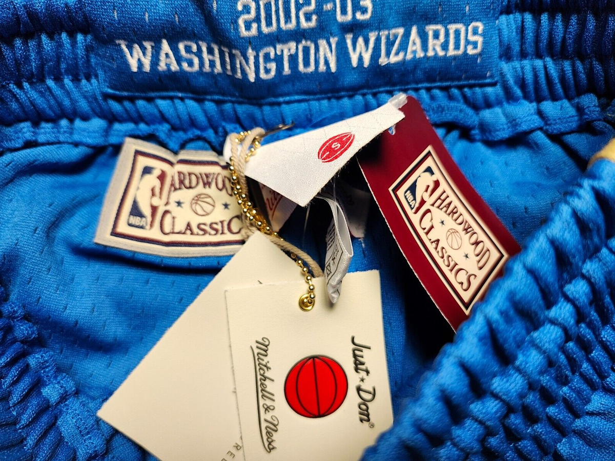 NWT Just Don x Mitchell & Ness NBA Washington Wizards 2002-03