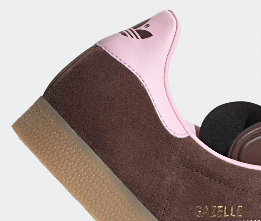 adidas Originals GAZELLE gum MEN'S SHOES suede pink brown