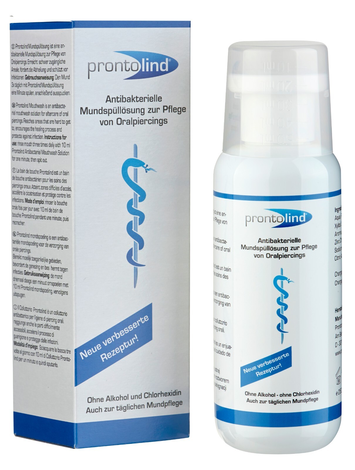 Prontolind "Mundspüllösung" - bei Oralpiercings (250ml)