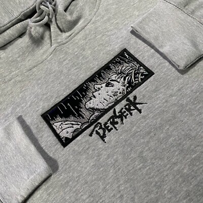 Custom Anime Manga Inspired Embroidered Crewneck Sweatshirt Hoodie TShirt