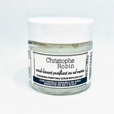 CHRISTOPHE ROBIN Cleansing Purifying Scrub With Sea Salt Travel  40 ml / 1.35 oz