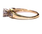 GIA certified 14k yellow gold .71ct round diamond engagement ring 3.1g 8 — photo 9
