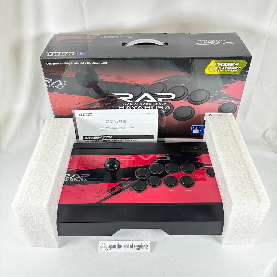 PlayStation4 - RAP HORI リアルアード Hori Real Arcade Pro.V HAYABUSA Stick PS4-055 RAP for