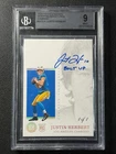 1/1 JUSTIN HERBERT BGS 9 2020 PANINI ENCASED SCRIPTED ROOKIE AUTO DIAMOND RC 1/1