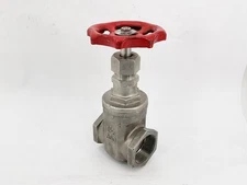 New Warren 1-1/2 Gate Valve 1-1/2" 200 Rating CF8M 316 #221