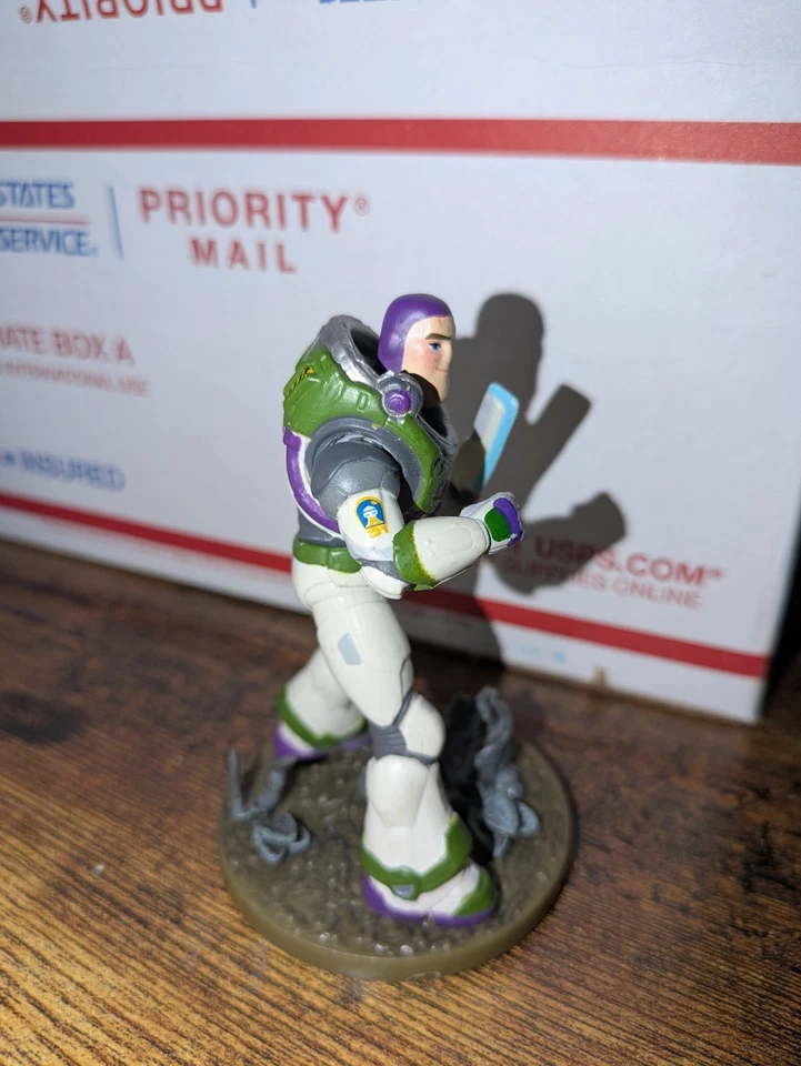 Disney Pixar Buzz Lightyear Figure Cake Topper Toy Store Kits Toys Spaceman - Image 3 of 4