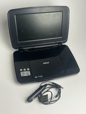 RCA Portable DVD Player DRC99392 With Car Charger Power Cord Case Tested Works