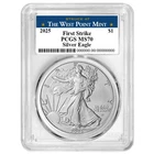 2025 $1 1-oz American Silver Eagle PCGS MS70 FS West Point Label