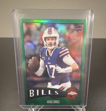 Topps 2024 Chrome Football  1975 Josh Allen Green /99 Buffalo Bills