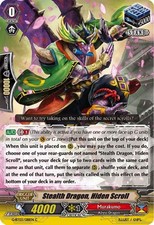 Vanguard TCG card G-BT03/081EN C Stealth Dragon, Hiden Scroll Sovereign Star Dra
