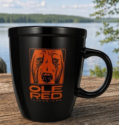 Blake Shelton Ole Red Nashville Mug Black Stoneware 14oz Country Bar Rare HTF