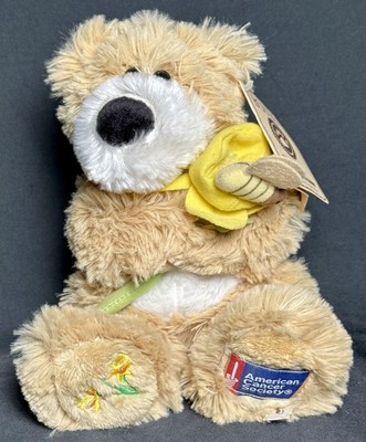 Boyds Bea R Hope Teddy Bear Plush Daffodil Days American Cancer Society 2008