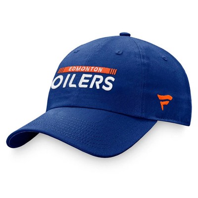 Edmonton Oilers NHL Fanatics Authentic Pro Game & Train Cap