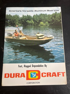 #ad #ad DuraCraft Boats Magazine 1978 Catalog Bass Fisherman Aluminum Boat Line $24.99