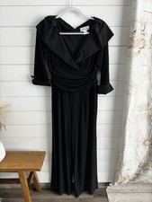 JESSICA HOWARD WIDE LEG WOMEN'S JUMPSUIT NAVY BLUE SIZE 10