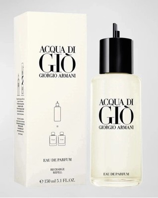 Giorgio Armani Acqua Di Gio Eau de Parfum 5.1 Oz 150 mL REFILL Recharge H12